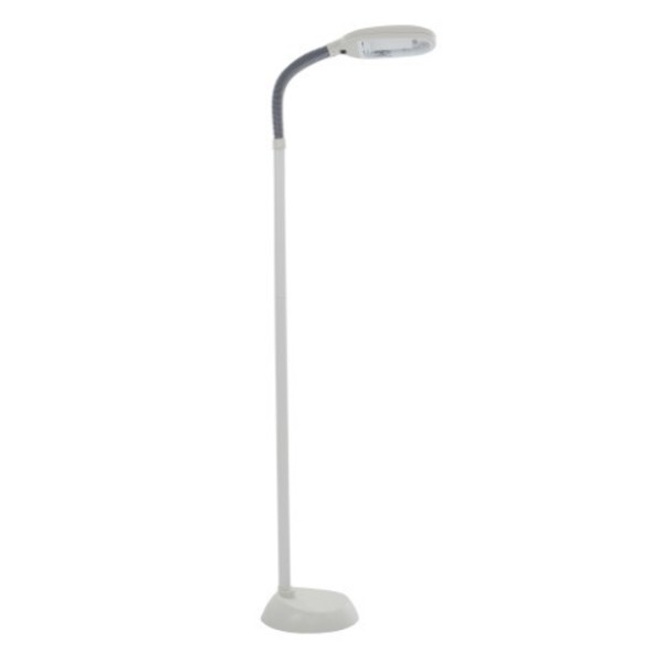 Hastings Home Hastings Home Natural Daylight Floor Lamp, Tall Gooseneck Reading, 27W Full Spectrum Bulb (Beige) 308611HZZ